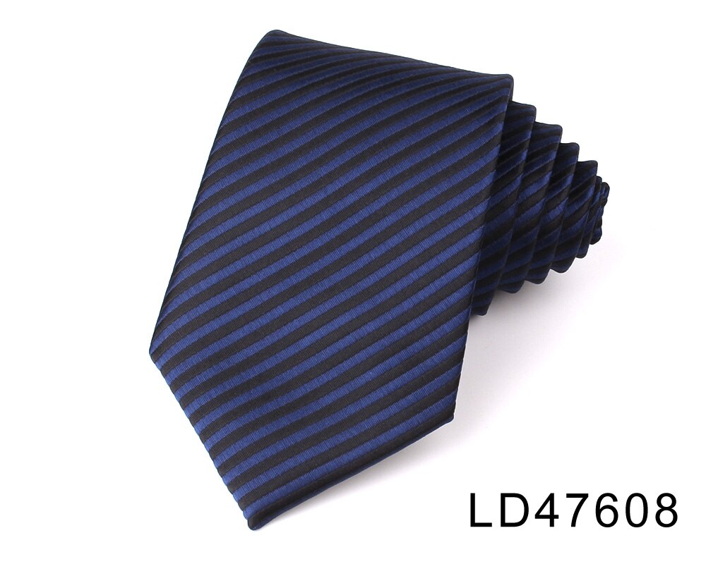 Corbatas delgadas a rayas para hombre y mujer, corbata de trajes informales de Color sólido, corbata para boda, negocios, de novio: LD47608