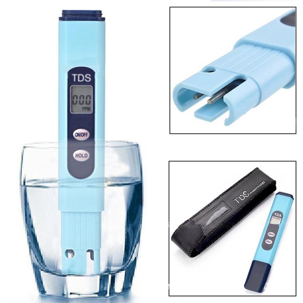 Digital TDS Pen Water Tester Titanium Alloy TDS Tester Meter With Auto Temperature Compensation TDS Test Pen Household