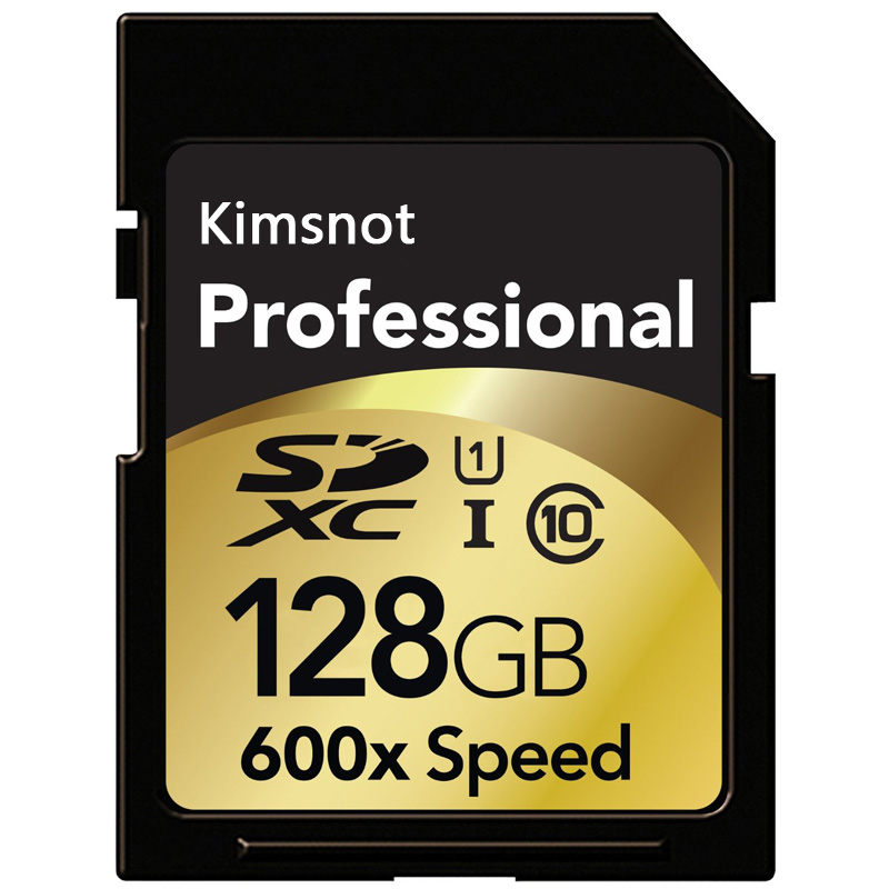 Kimsnot-tarjeta de memoria SDXC de alta velocidad, dispositivo de memoria SD de Clase 10, 16GB, 64GB, 600 GB, 256GB, 90 mb/s, uhs-1For, Canon, Nikon, DSLR, 128x32GB: 128GB