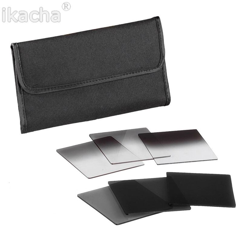Camera Lens Fliters ND Filters Afgestudeerd Neutrale Dichtheid ND2 4 8 Kleur Set + Bag Voor Cokin P-serie Alle Camera accessoires