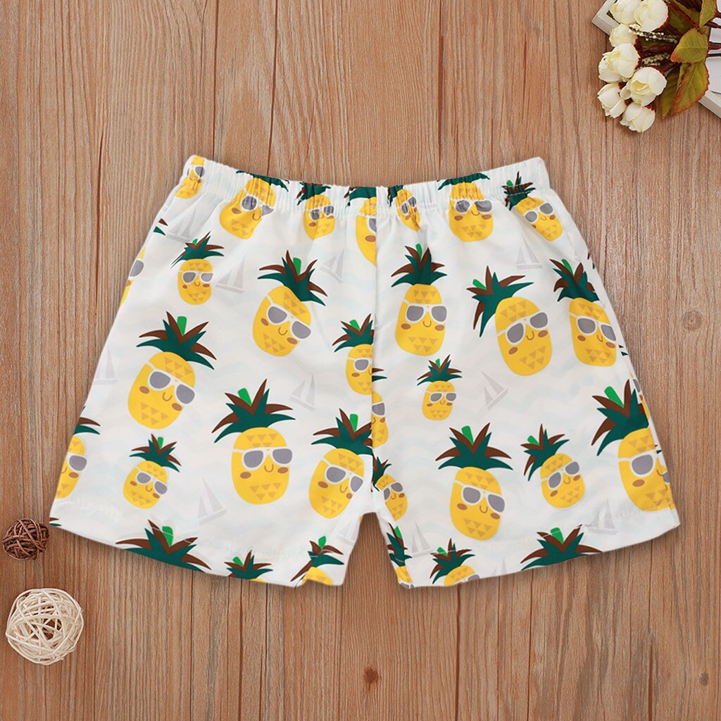 Neue badeanzug Kleinkind Kinder Baby Bademode Floral Casual Elastische Bund Strand Shorts Sommer baby jungen swimwears badeanzug