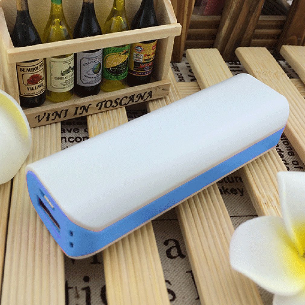 Powerbank-gehäuse, schweißfrei, usb-anschlüsse, powerbank-gehäuse, pcb-ladegerät, diy-kits, betrieben mit  by 2600 mah, 18650 batterien (nicht im lieferumfang enthalten)