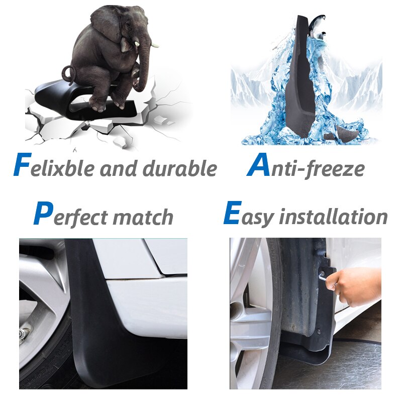 Car Mud Flaps For Volvo C30 S40 S60 S80 XC40 XC60 XC90 V40 V60 Mudflaps Splash Guards Mud Flap Mudguards Fender Styling