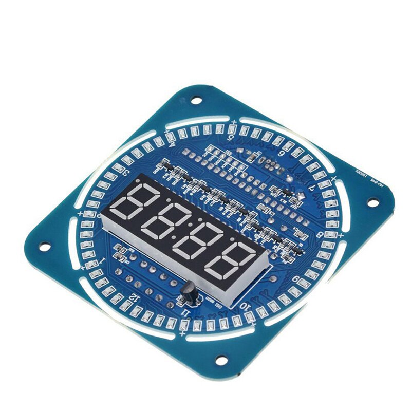 DS1302 Rotating Digital LED Display Module Alarm Electronic Digital Clock LED Temperature Display