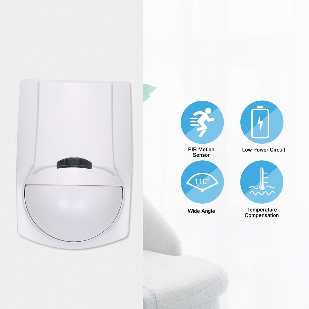 Human Body Sensor Smart Body Movement PIR Motion Sensor wireless Wifi 433Mhz RF Use for Security Alarm System eWeLink APP