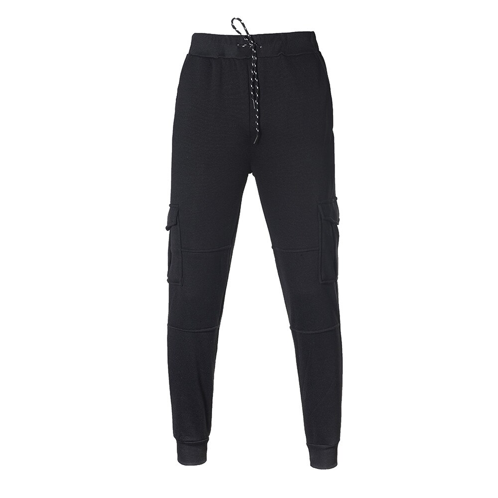 SAGACE Lente Casual Mannen Jogging Broek Effen GYM Training Broek Sportkleding Joggers Broek Herfst Running Broek Joggingbroek A1118: BK / L2