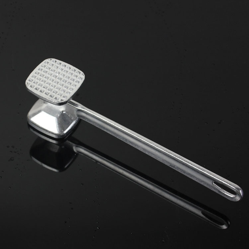 1pcs Meat Hammer Tenderizer Beaf Steak Mallet Beef Pounder Chicken Beater Aluminum Alloy Beater Kitchen Tool 2 Sides
