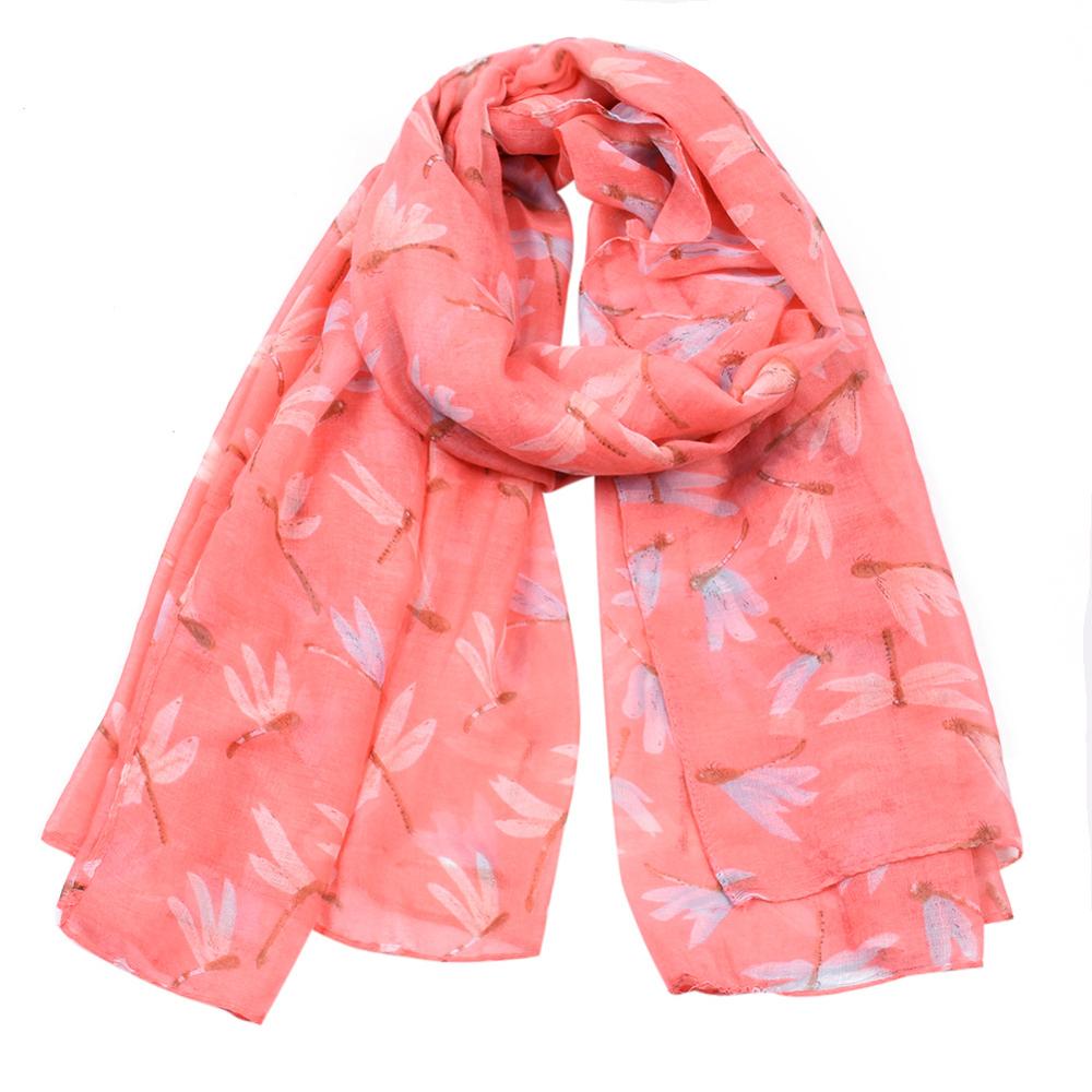170*85 CENTIMETRI Modello di libellula delle donne Lunghe Sciarpe sciarpa Calda del Cotone viscosa Scialle Sciarpa della signora magro autunno testa sciarpa delle donne del capo