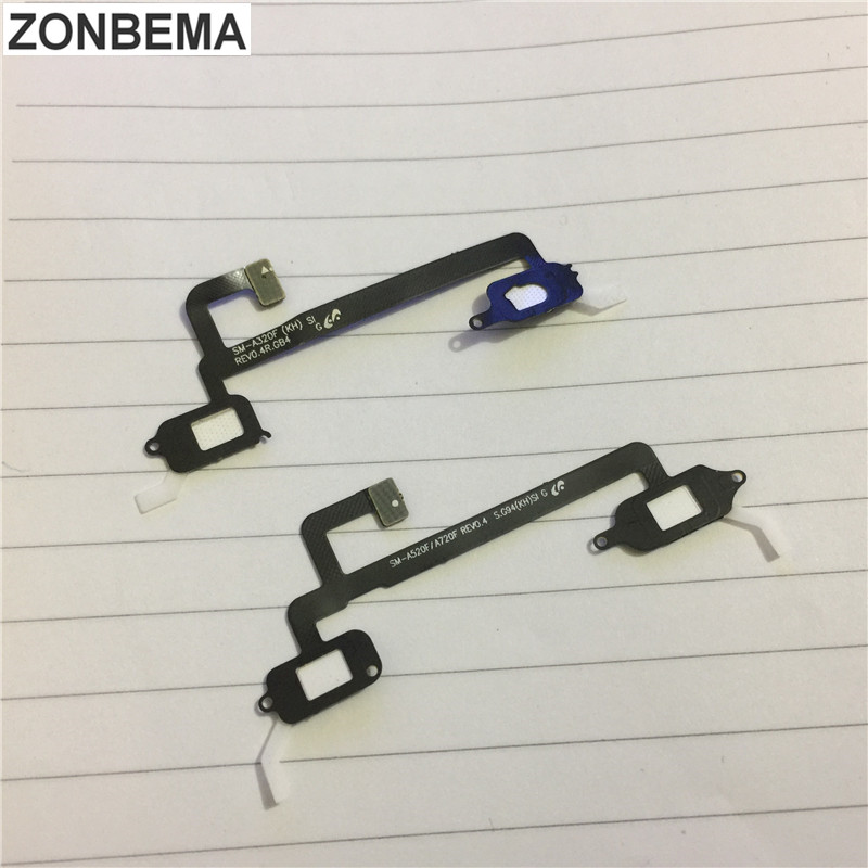 ZONBEMA Home Button Touch Light Sensor Flex Kabel Lint Voor Samsung Galaxy A3 A5 A7 A320 A520 A720
