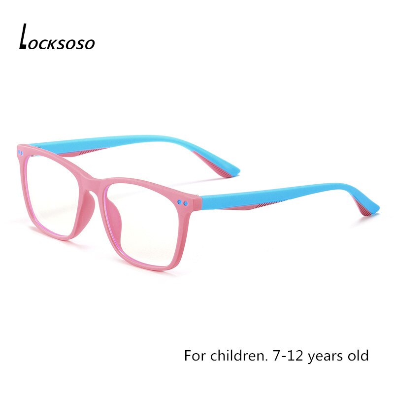 Locksoso anti blåt lys stråling briller til børn børn dreng pige computerspil briller blue ray briller oculos infantil