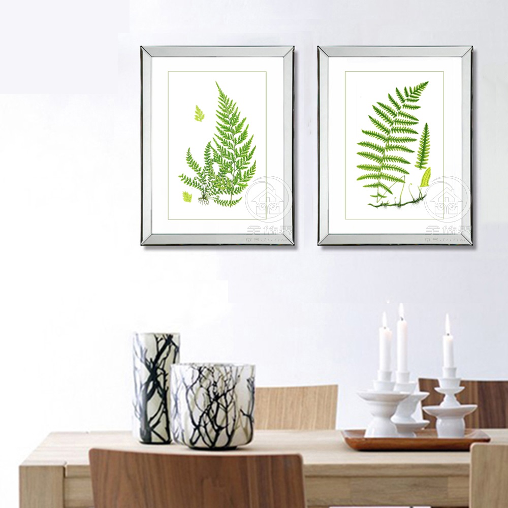 mirrored wall photo frame modern rectangle combinative photo frames wall mural decorative glass mirror picture frame art