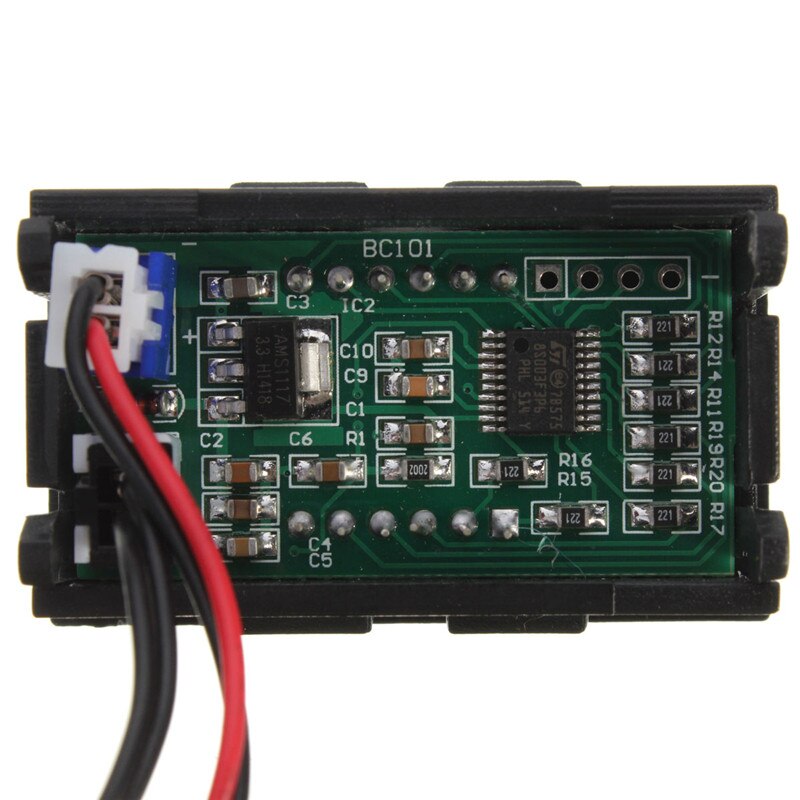 Yellow Green Light DC 5 - 12V 0.56" Tester Digital Thermometer Sensor -50-110 Celsius Temperature Gauge Green LED