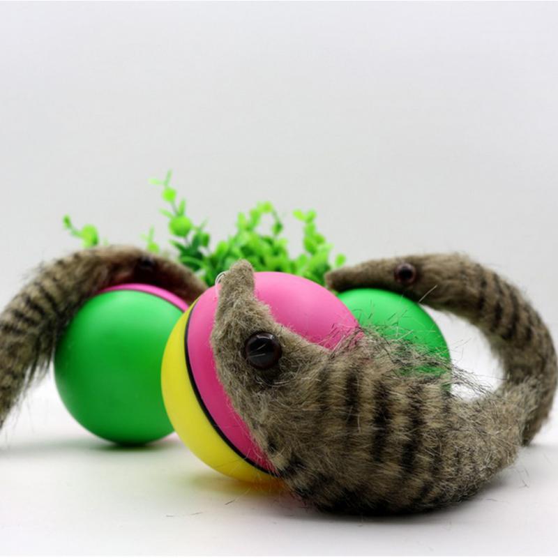 Hoppe rullende jagter bevægende børn kæledyr legetøj væsel aktivering bold børn kæledyr sjovt bæverlegetøj