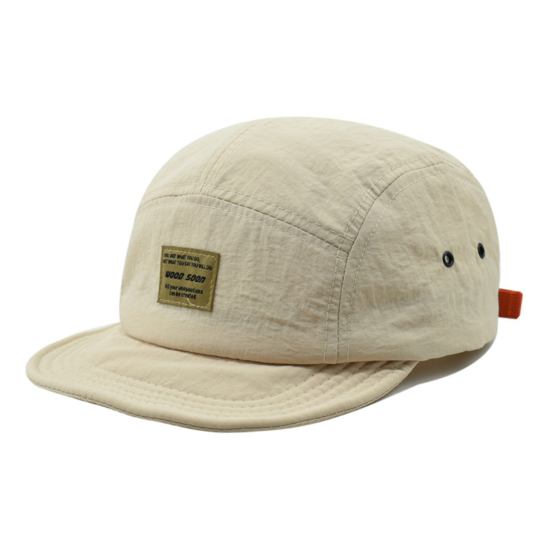 Gorra de pico de pato de ala corta, sombrero Retro versátil para el sol, gorra de béisbol suave de verano: Verde militar