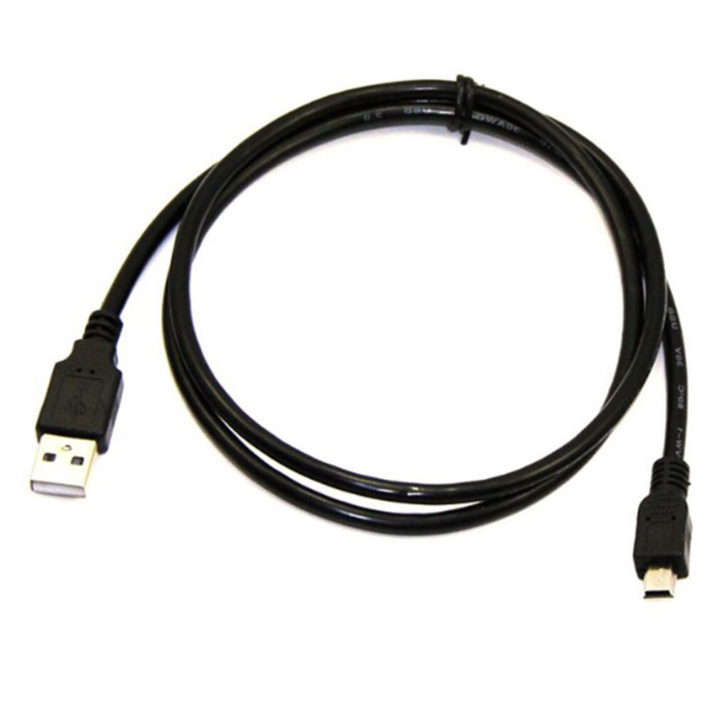 Cable de carga de datos para cámara MP3, MP4, 10 unidades/lote, 0,5 M, 1,0 M, 1,5 M, 2,0 M de longitud, USB 2,0 A, macho A macho, 5 pines, Cable Mini USB
