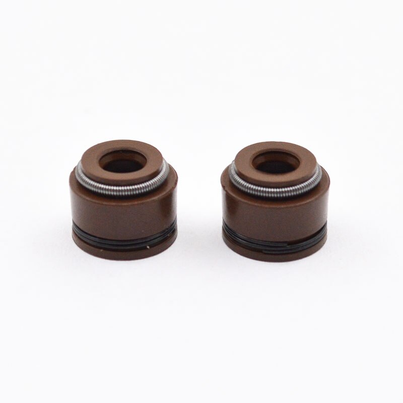 Motorcycle Engine Valve Intake Exhaust Stem Valve Guide Oil Seal for Honda WH100T GCC100 SCR100 SPACY100: MULTI