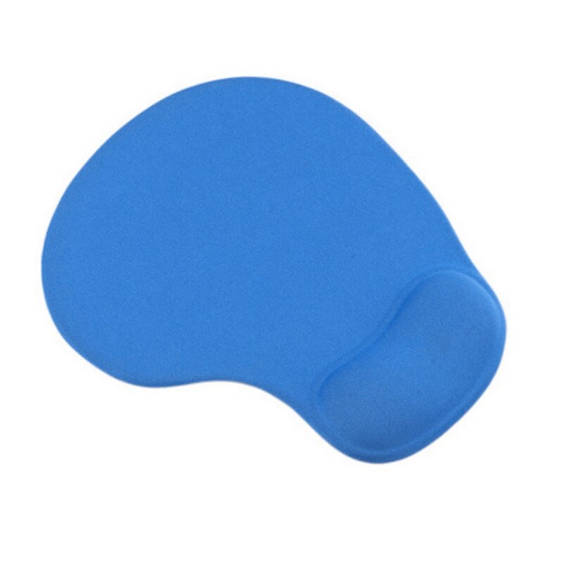 Kantoor Mousepad Met Gel Polssteun Ergonomisch Gaming Desktop Muismat Polssteun: Blue