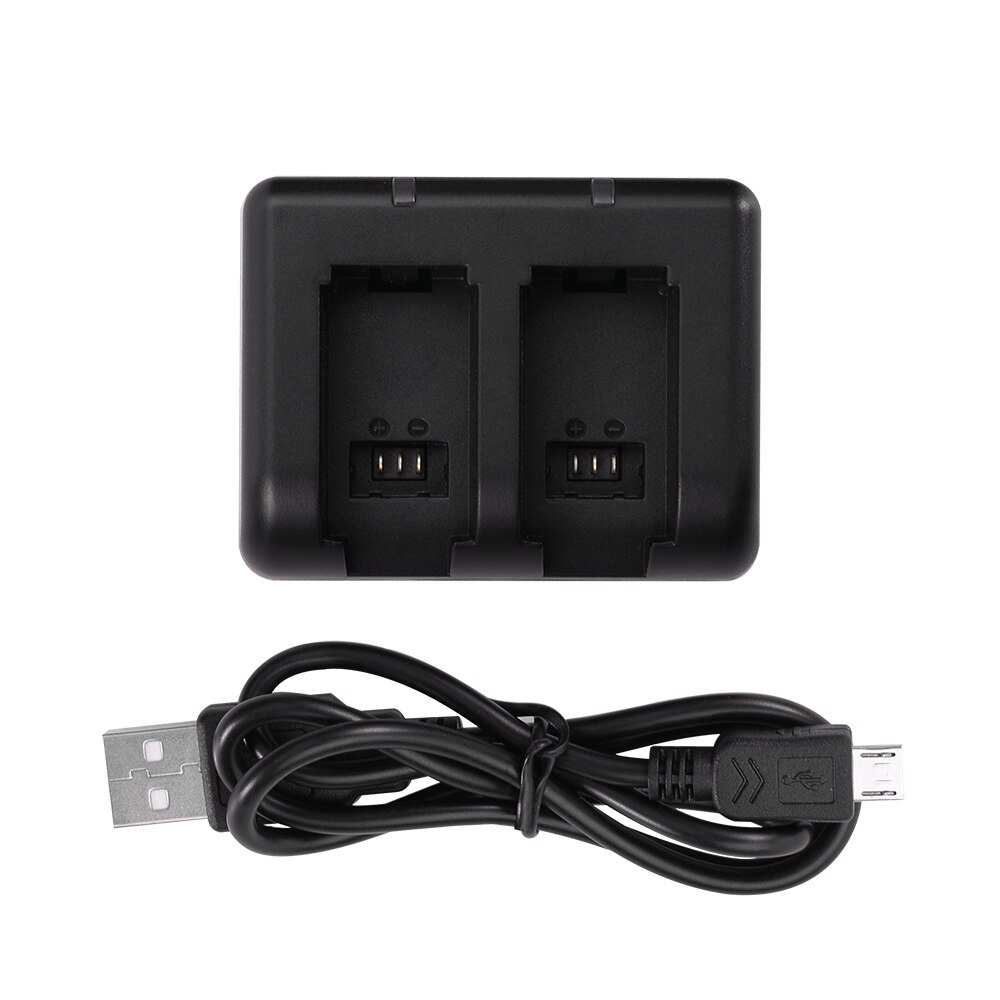 Andoer Dual Battery Charger Panoramisch Camera Batterij Oplader voor Garmin Virb 360 Camera Batterij Oplader Snel Veilig en Draagbare