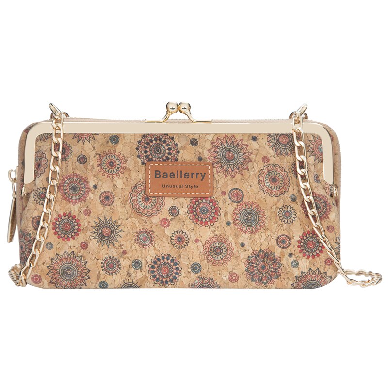 Ladies Crossbody Bag Vintage Wood Grain Handbag Multifunctional Shoulder Bag Women Mini Printed Zipper Wallet: style9