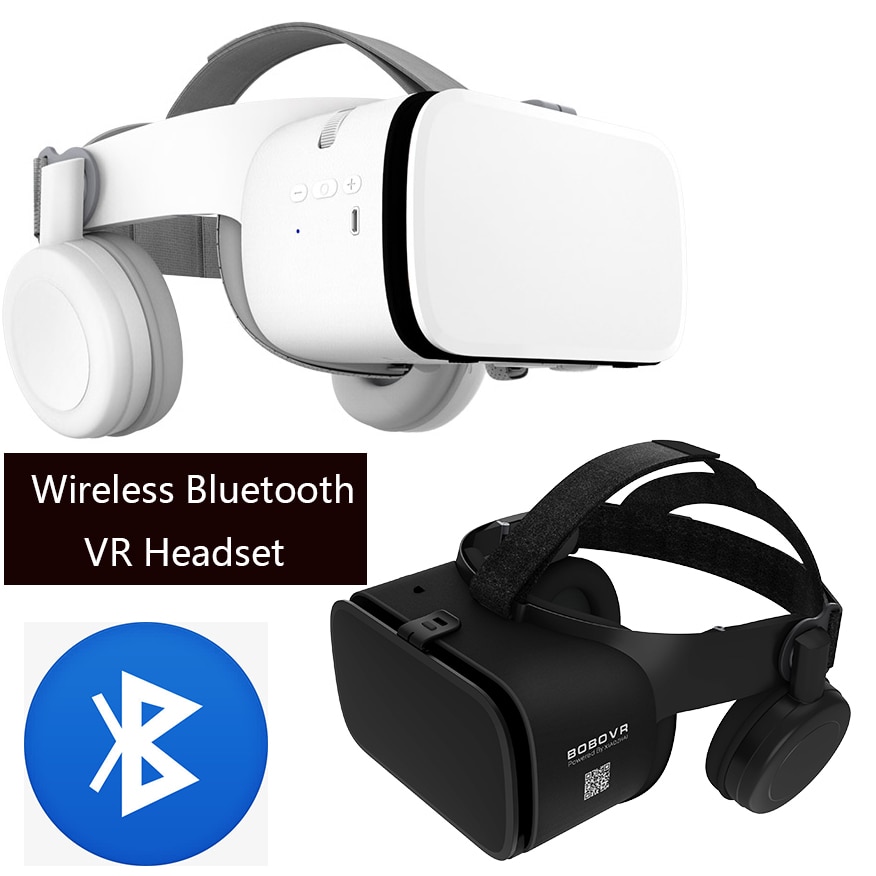Z6 Vr Bril Vr Shinecon Virtual Reality Draadloze Bluetooth Headset Afstandsbediening Werkelijkheid Helmen Game Box Voor Xiaomi Ios Telefoon