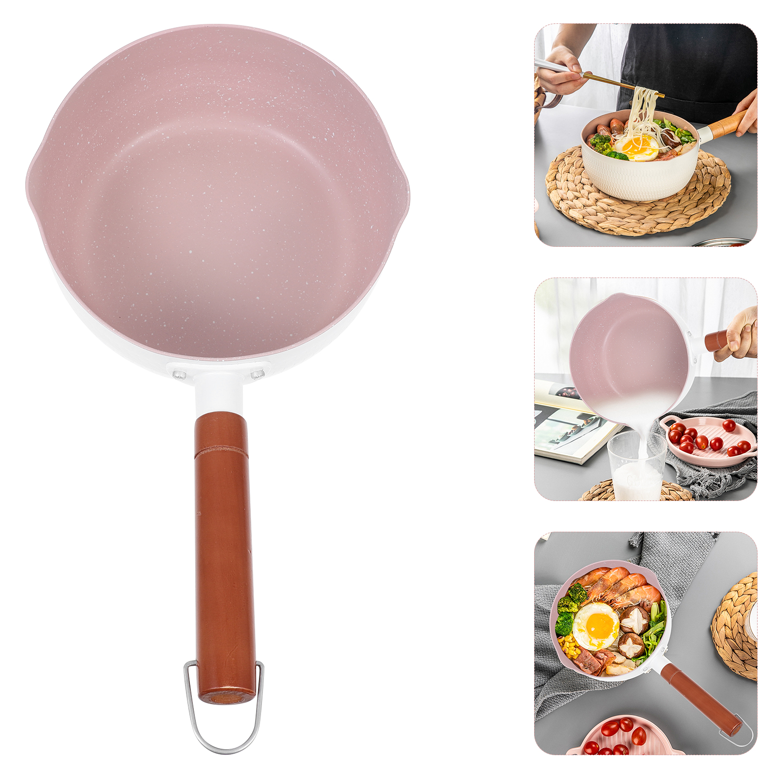 Aluminium Soup Pot Baby Complementary Food Pot Practical Cooking Pot Stock Pot