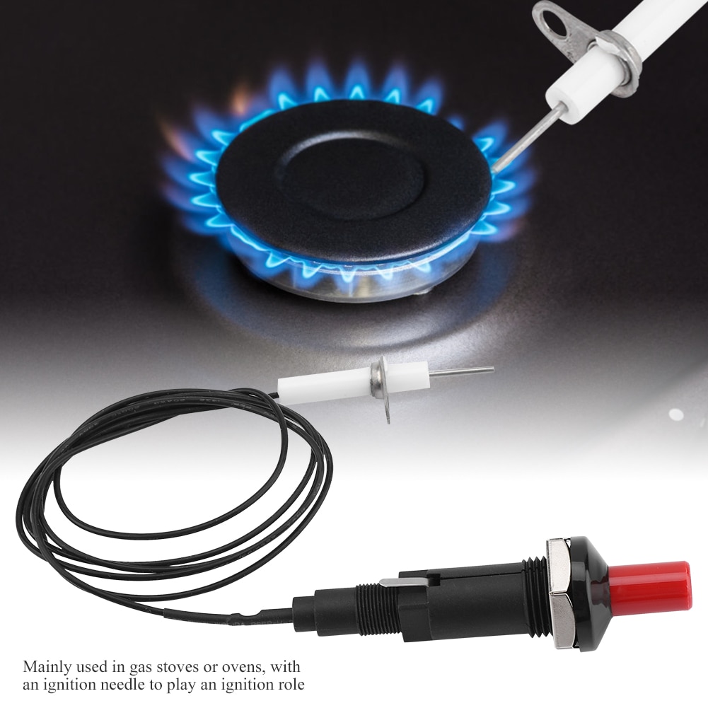 1 Out 2 Piezo Spark Ignition Kit BBQ Grill Push Button Igniter For Fireplace Stove Accessor Igniter For Oven Kitchen Universal