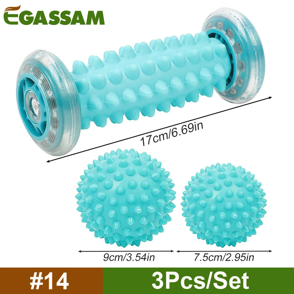 Massage Bal-Voet Pijn Therapie Kit-Plantaire Fasciitis, Hielspoor, Pijnlijke Spieren, Trigger Point - Back, Arm, Nek, Schouder, Been: Beige