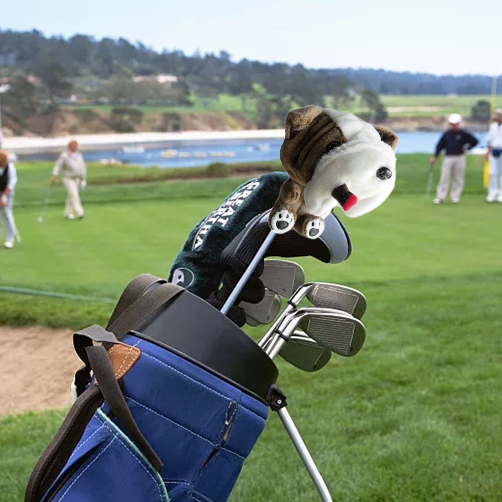 Golf Driver Head Cover Club Hugger Animal Plush Club Headcover Mascot Novelty Cute Golf Accessories 6 Styles