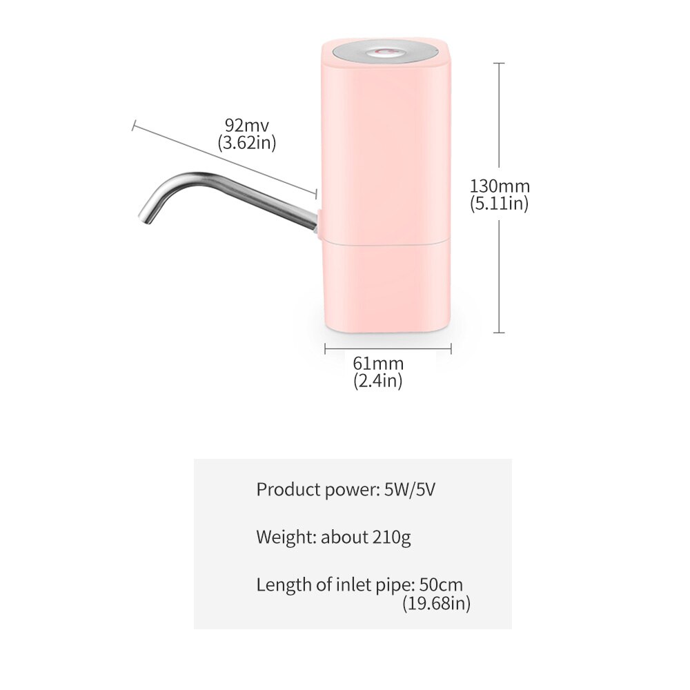 Intelligente Oplaadbare Waterpomp Drinken Fontein Water Dispenser Huishoudelijke Automatische Drinken Emmer Dispenser Pomp