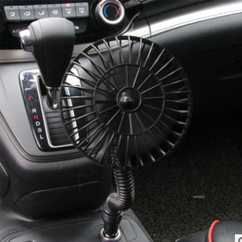 12V Mini Car Fan Cigarette Lighter Caravan Truck Boat Vehicle Cooler