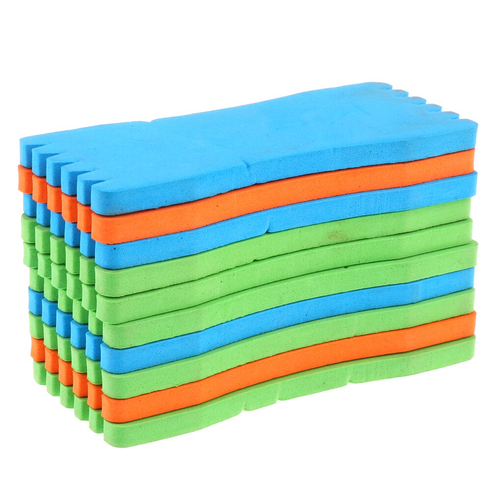 10Pcs Fishing Foam Line Board Hanging Board Fishing Rod Foam Wrapped Wire: 5x12