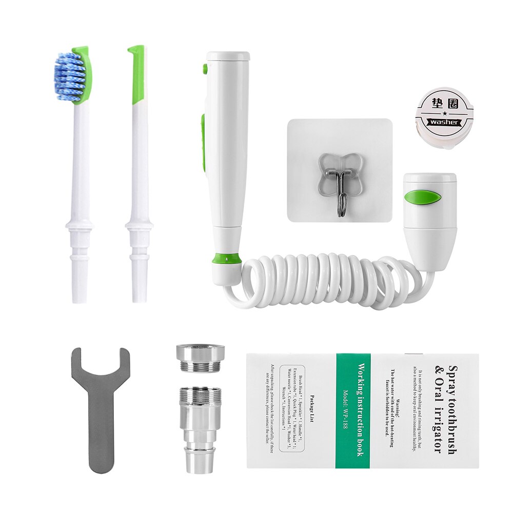 Hydropulseur de fil dentaire Portable à eau, Jet d'eau, brosse à dents, Machine de nettoyage des dents, kit dentaire, robinet