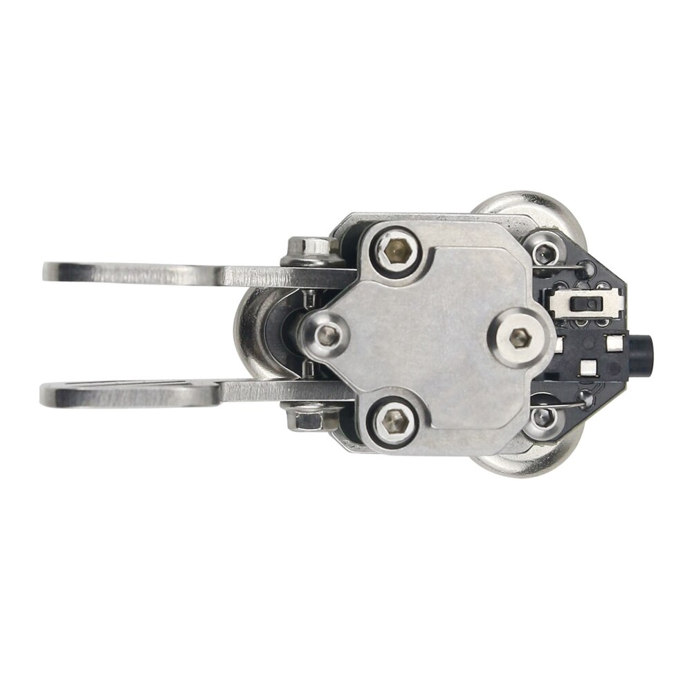 Stainless Steel Portable HF Shortwave Automatic CW Morse Code with Magnetic Amateur Radio Hand Key Morse CW Telegraph