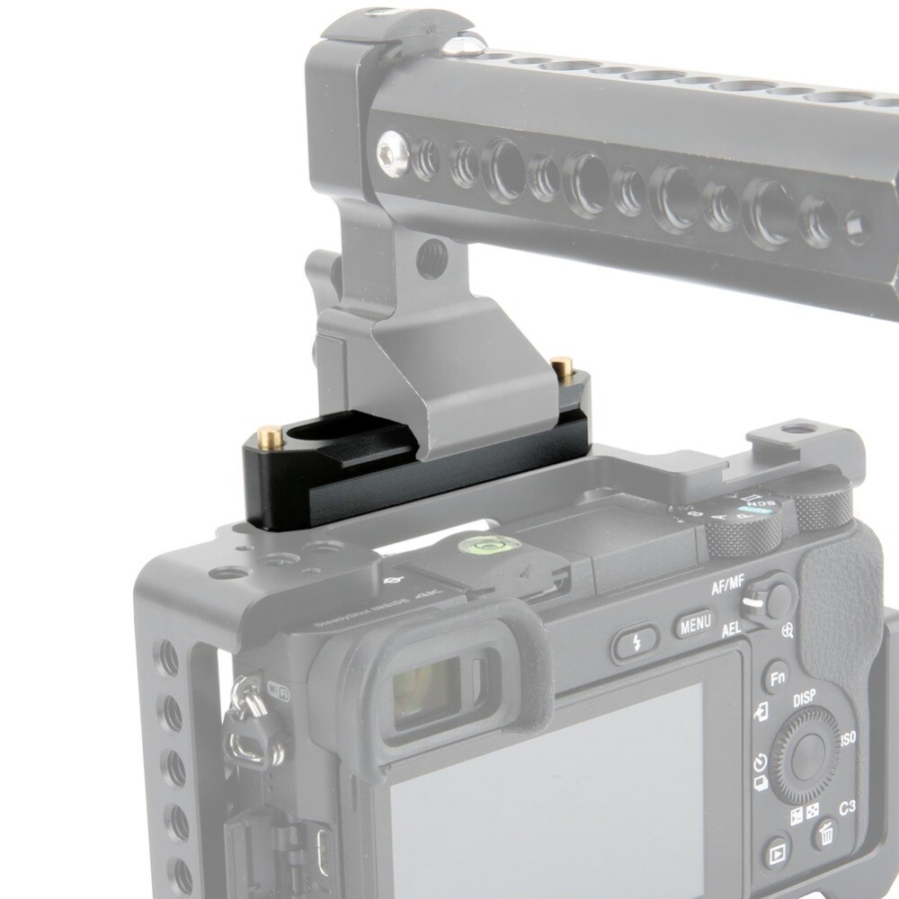 NICEYRIG NATO Rail NATO Clamp Slide Rail Rig Nato Handle Rail Grip Rig DSLR Camera Cage Clamp Rig 1/4" Stabilizer Cameras 70mm