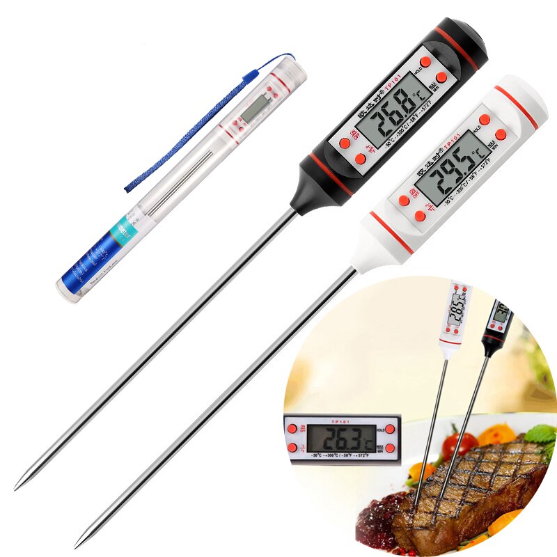 Keuken Accessoires Digitale Display Thermometer Sonde Voor Vlees Water Melk Bbq Cake Tools Gadgets Goederen Keuken Benodigdheden
