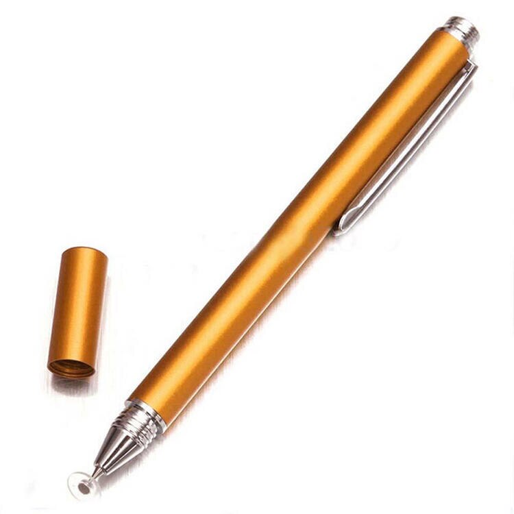 Lápiz capacitivo de punta fina para teléfonos inteligentes, para Android, iPad: Gold