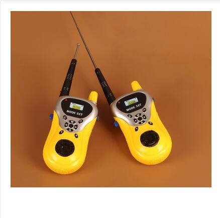 A Pair Walkie Talkie Kids Radio 0.5w Amateur Talkly Children Transceiver Intercom Educational Unisex Plastic Interactive: NO2