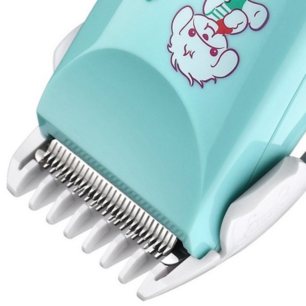 Electric Hair Clipper Haircut Tool Low Noise Usb Charging High Power Motor Cartoon Patten For Children