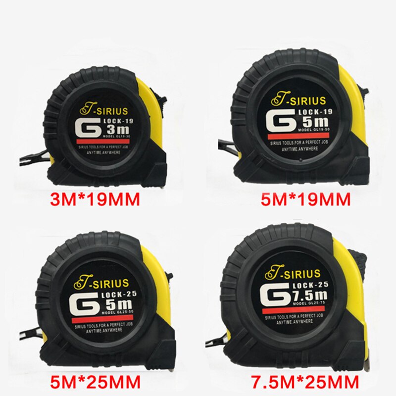 Centimeter measuring tape steel tape measure retractable with lanyard Hand tools Construction tool 3 M / 5 M / 7.5 M / 10 M