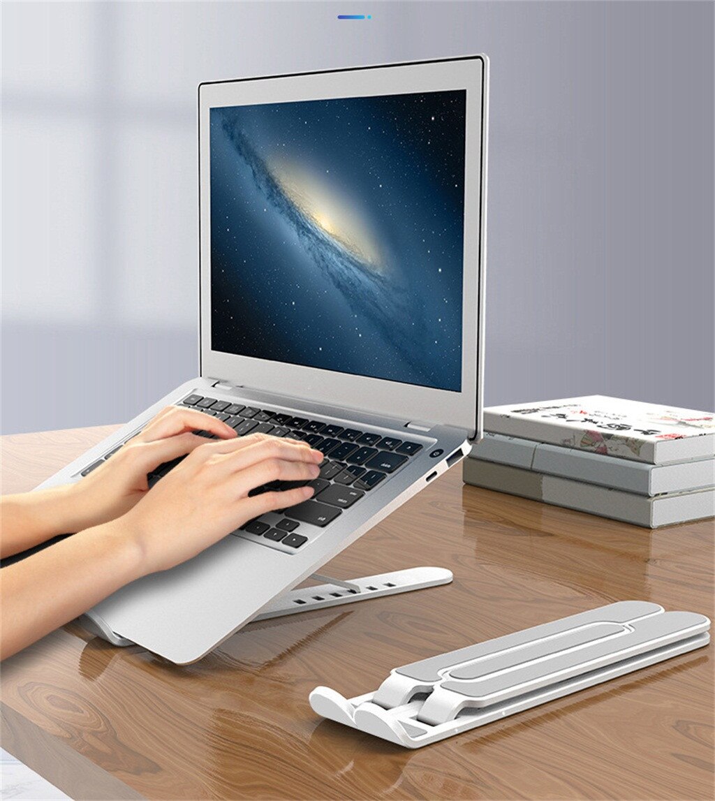 Adjustable Foldable Laptop Stand Non-slip Desktop Notebook Holder Laptop Stand For Macbook Pro Air iPad Pro DELL HP