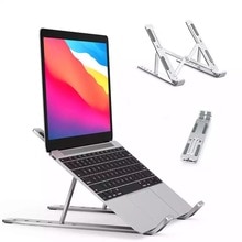 Aluminiums Bærbar Stativ - Justerbar Højde - Kompatibel med MacBook, ASUS, HP, Lenovo 5-15,6" Rose Guld