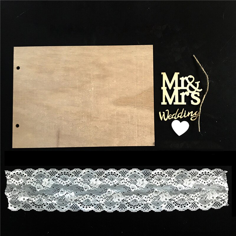 Bruiloft Gastenboek Bruiloft Borden Houten Bruiloft Handtekening Gastenboek Mrs Mr Fotolijst Bruiloft Decoratie 10/20/30/40 Pagina &#39;S