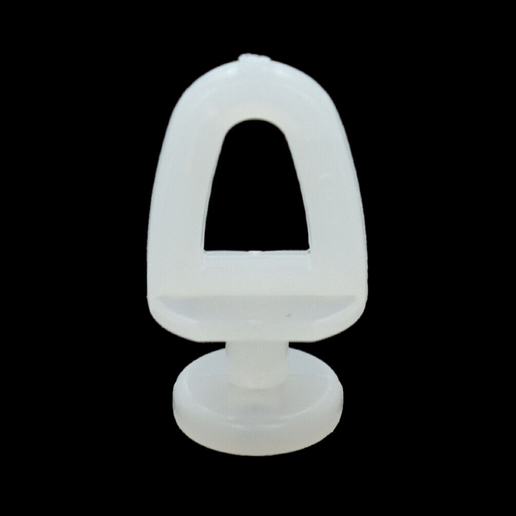 60 stk. synlige plastruller, gardinskinne, krog til reservedele