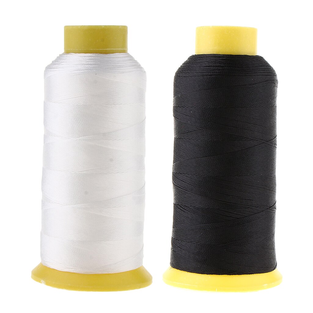 2 Roll 210D Strong Bonded Nylon Sewing Thread Spool for Canvas Beading Leather Sewing Accessories