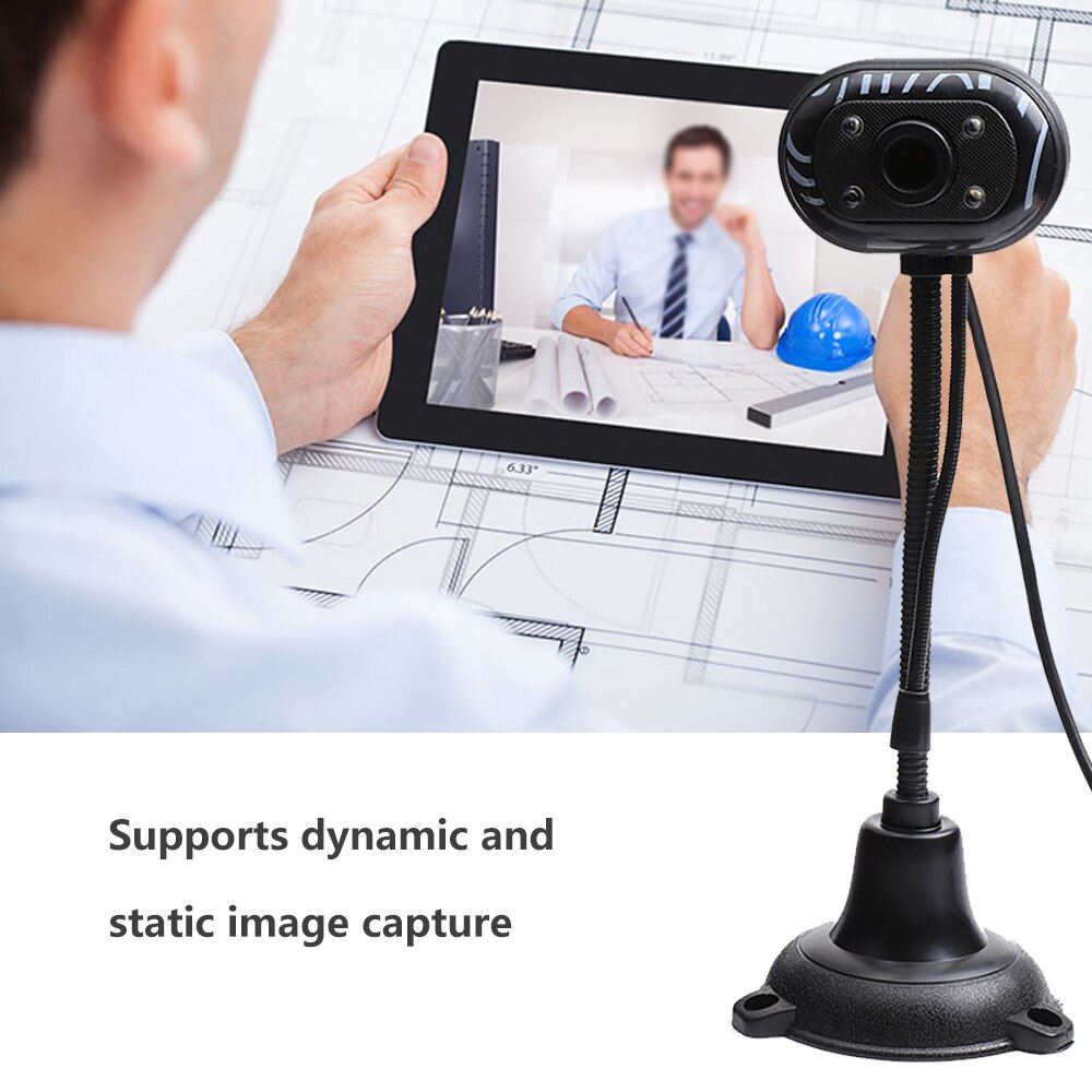 HD 1080P PC Web Camera USB Webcam With Microphone ... – Grandado