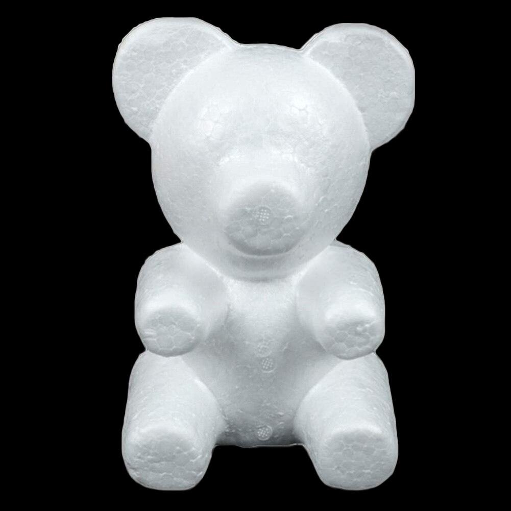 Formato Polistirolo Polistirolo Schiuma Palla Rosa Orso Bianco Del Mestiere per Il FAI DA TE Decorazione Del Partito di Nozze Nuovo Anno di san Valentino Regalo di Giorno