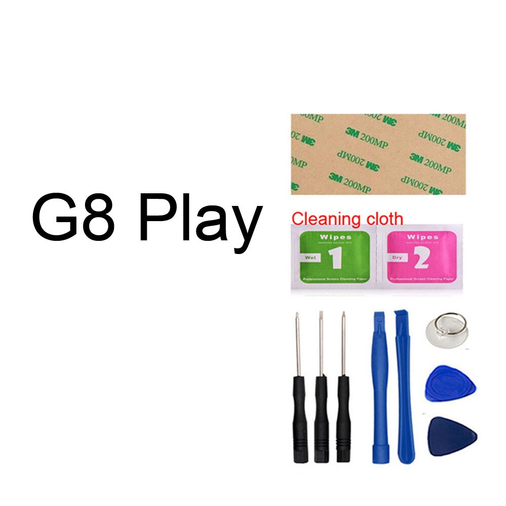 Per Moto G8 Gioco XT2015 del Pannello di Vetro Per Motorola Moto G7 Play/G7 Power XT1955 Vetro Anteriore (Senza touch Screen) esterno del Pannello Di Vetro: G8 Play Tools