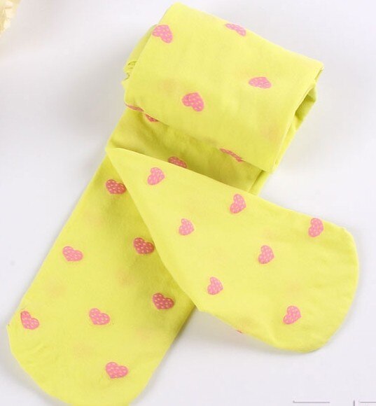 Primavera velluto del modello di farfalla 3-7 anni di età i bambini Calzamaglie Bambini di Danza Delle Ragazze pantaloni Dei Bambini delle ragazze Calzamaglie per le ragazze bambini Calzamaglie: Yellow AX