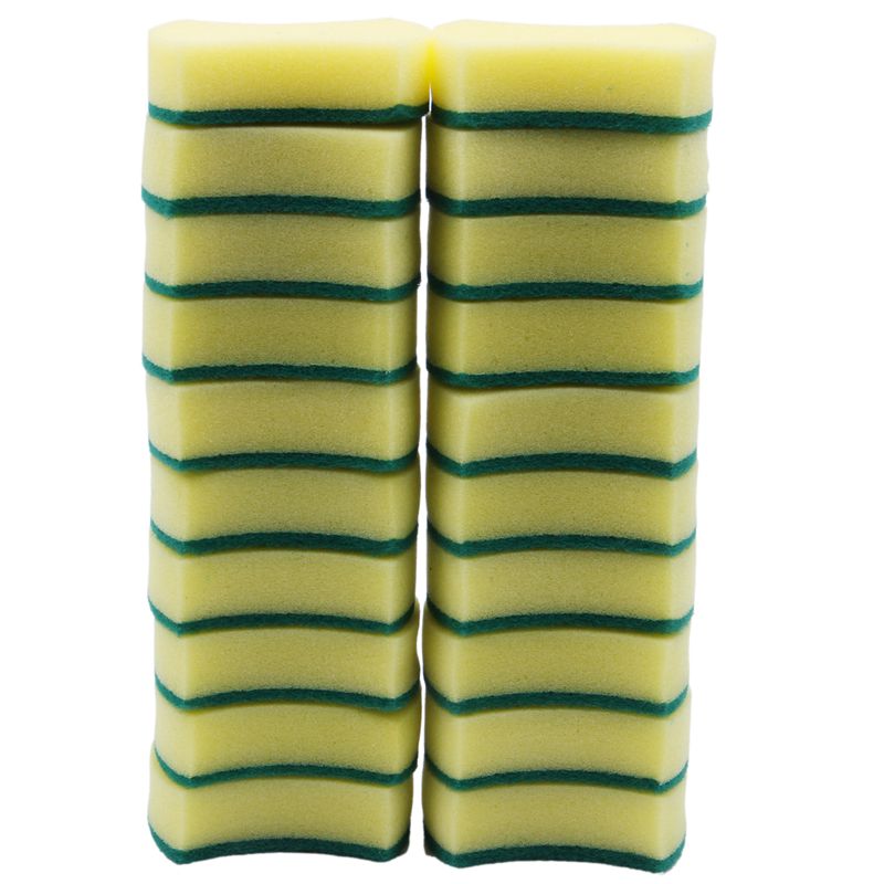 20 Pack Multi-Use Heavy Duty Scrub Sponge Extra Thin ic Cleaning Sponges Eraser Sponge For Kitchen Bathroom Furniture Leather
