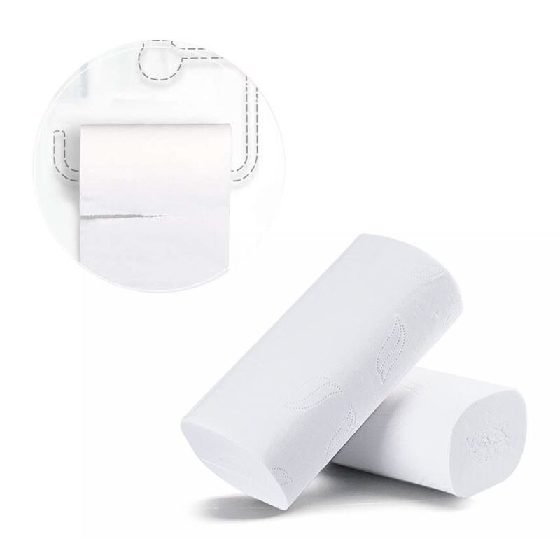 10 Rolls Toilet Paper No Fluorescent Agent Soft Stronge 4-Ply Sheets Bath Tissue 831B